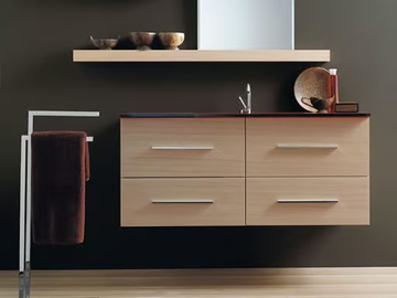 THAIS 22 - Wall-mounted vanity unit with drawers by LASA IDEA - view 3